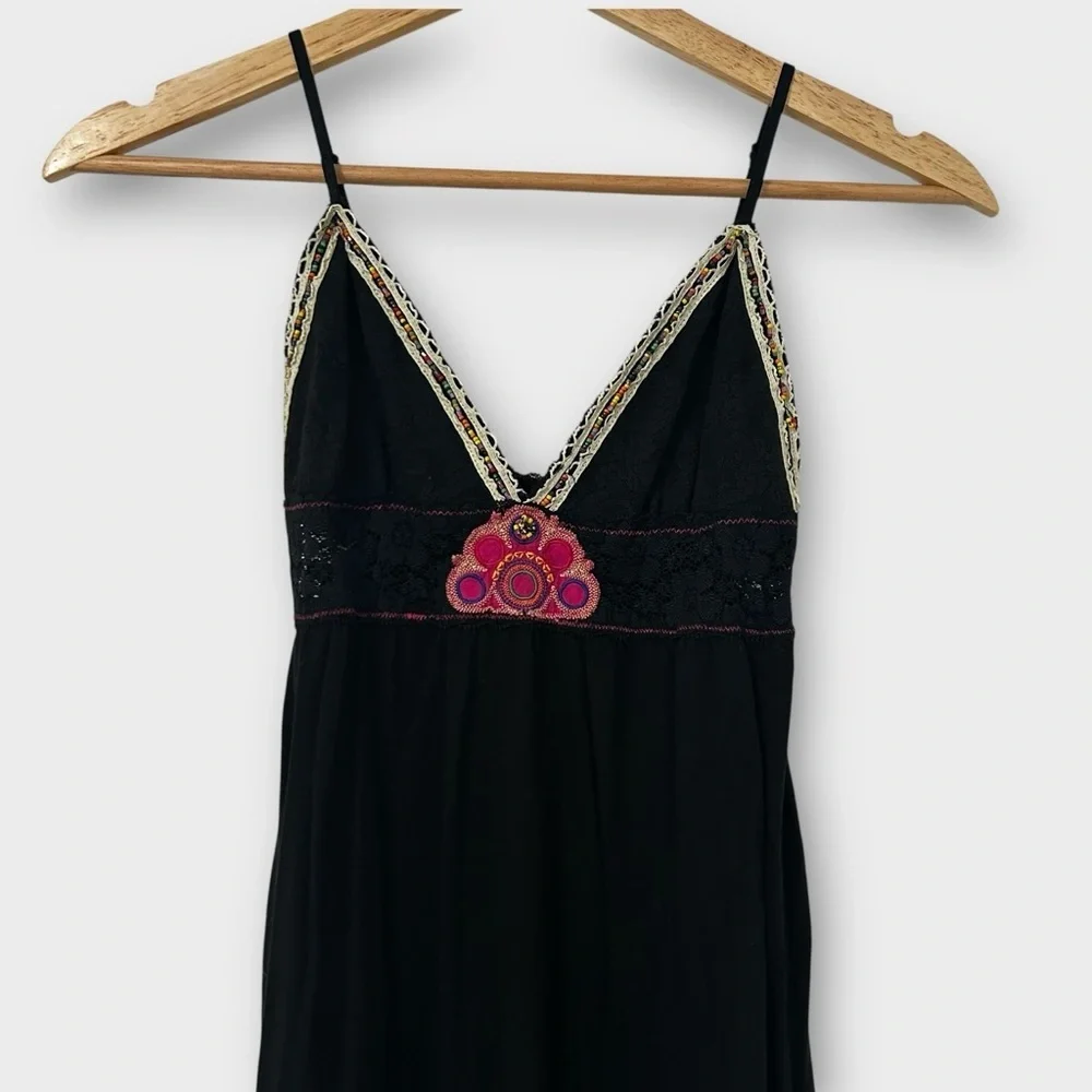 Intimately Free People Women’s Black lingerie Size XS Embroidery Beading